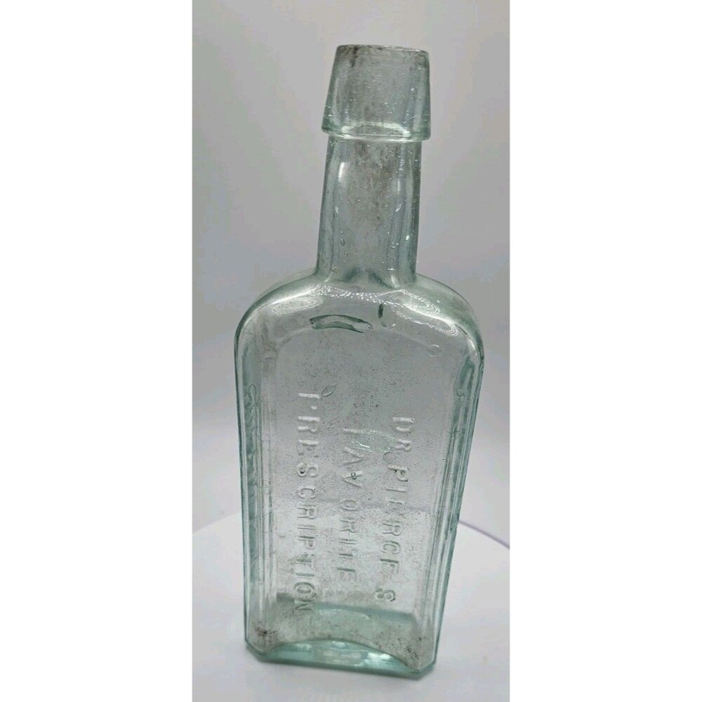 Dr Pierce’s Favorite Prescription Glass Bottle Buffalo NY Antique